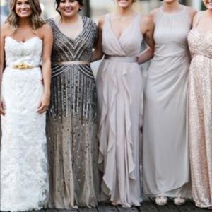 Vera by Vera wang bridesmaid dress.